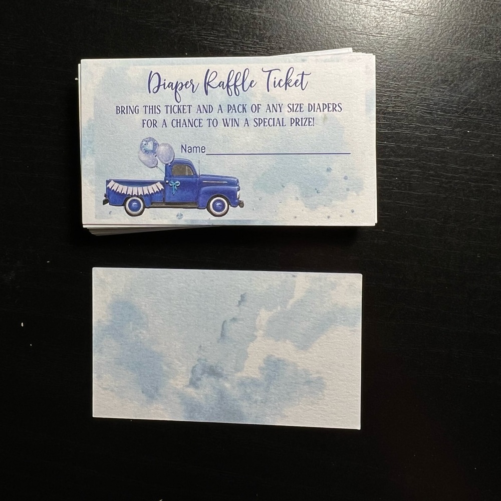 Diaper Raffle Tickets - Picture 2 of 2